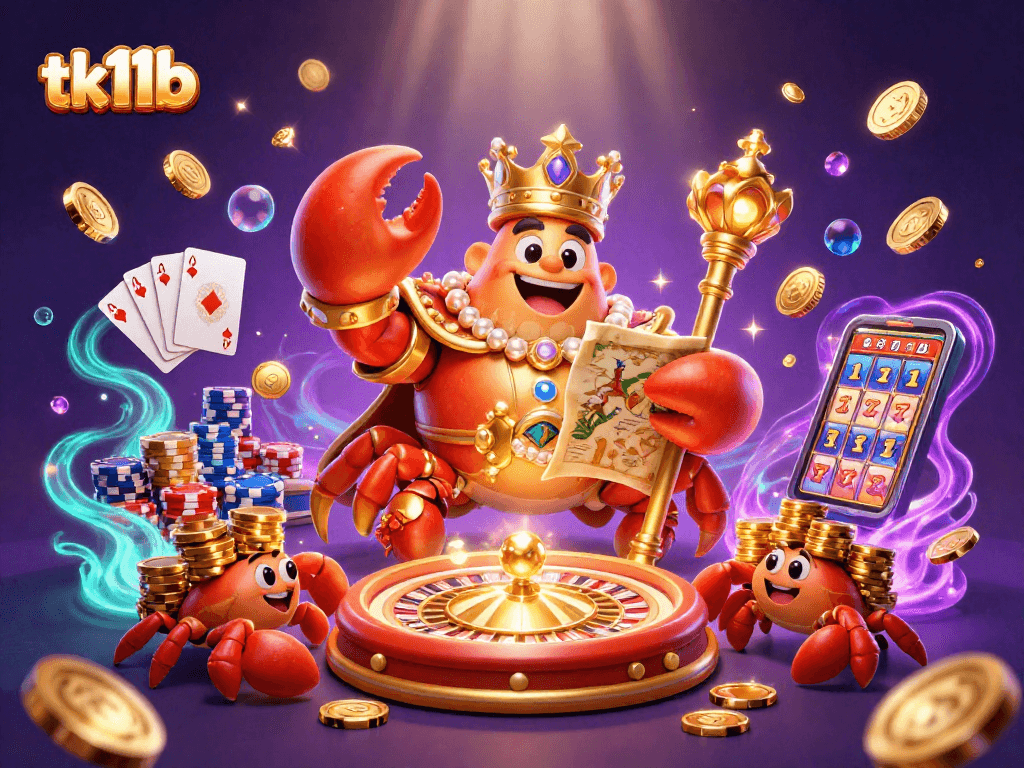 Experience the exciting world of tk11b casino games with a golden crab emperor and rich gaming elements.