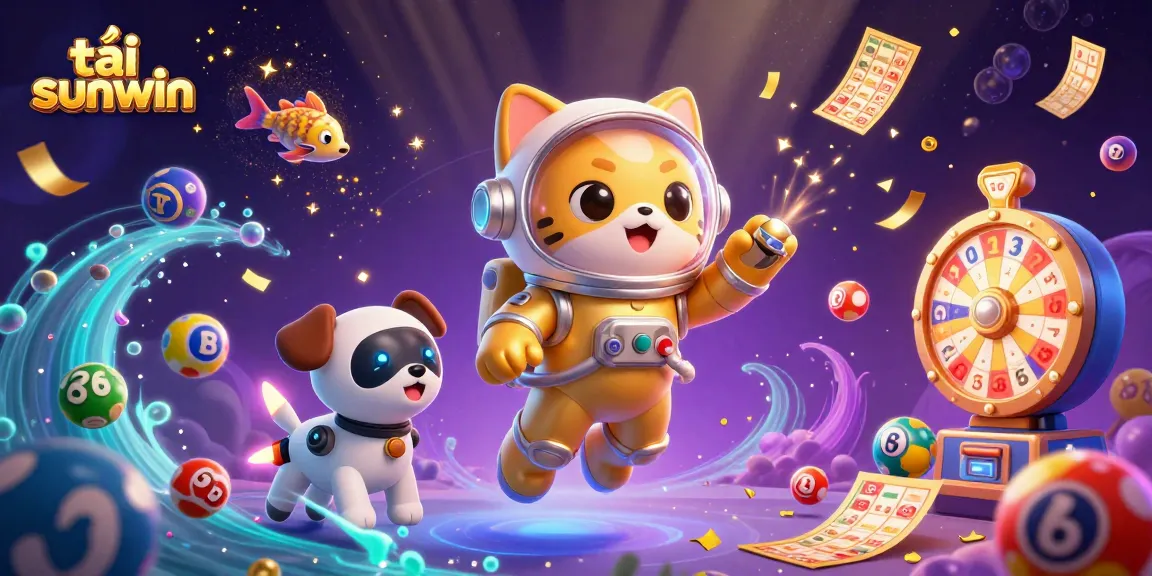 Join the excitement to tải sunwin and engage with dynamic lottery games amidst colorful elements.
