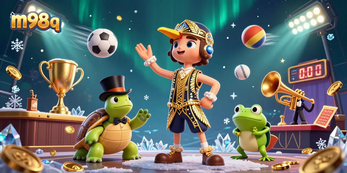 Experience m98 q excitement with a vibrant casino scene featuring lively characters and dynamic betting elements.