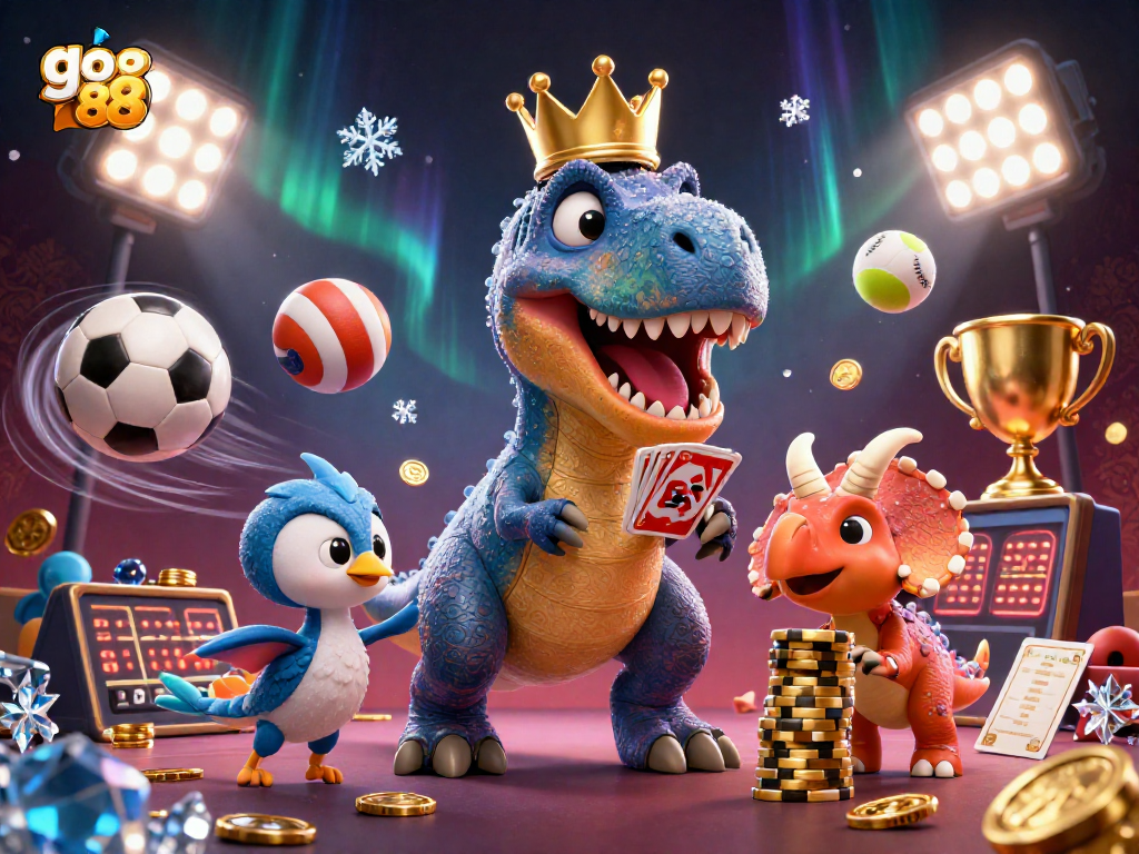 Experience thrilling card games at go 88 with vibrant characters and dynamic gaming elements.